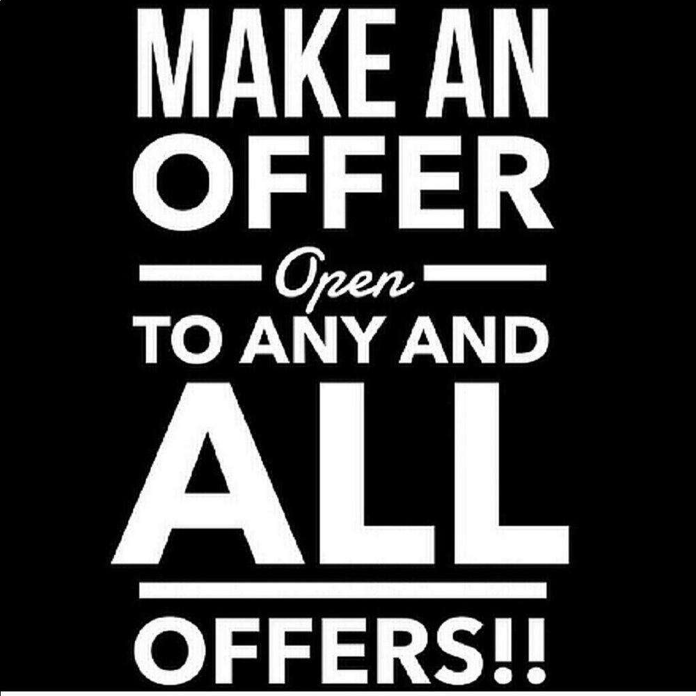 Make an offer! Open to all offers!